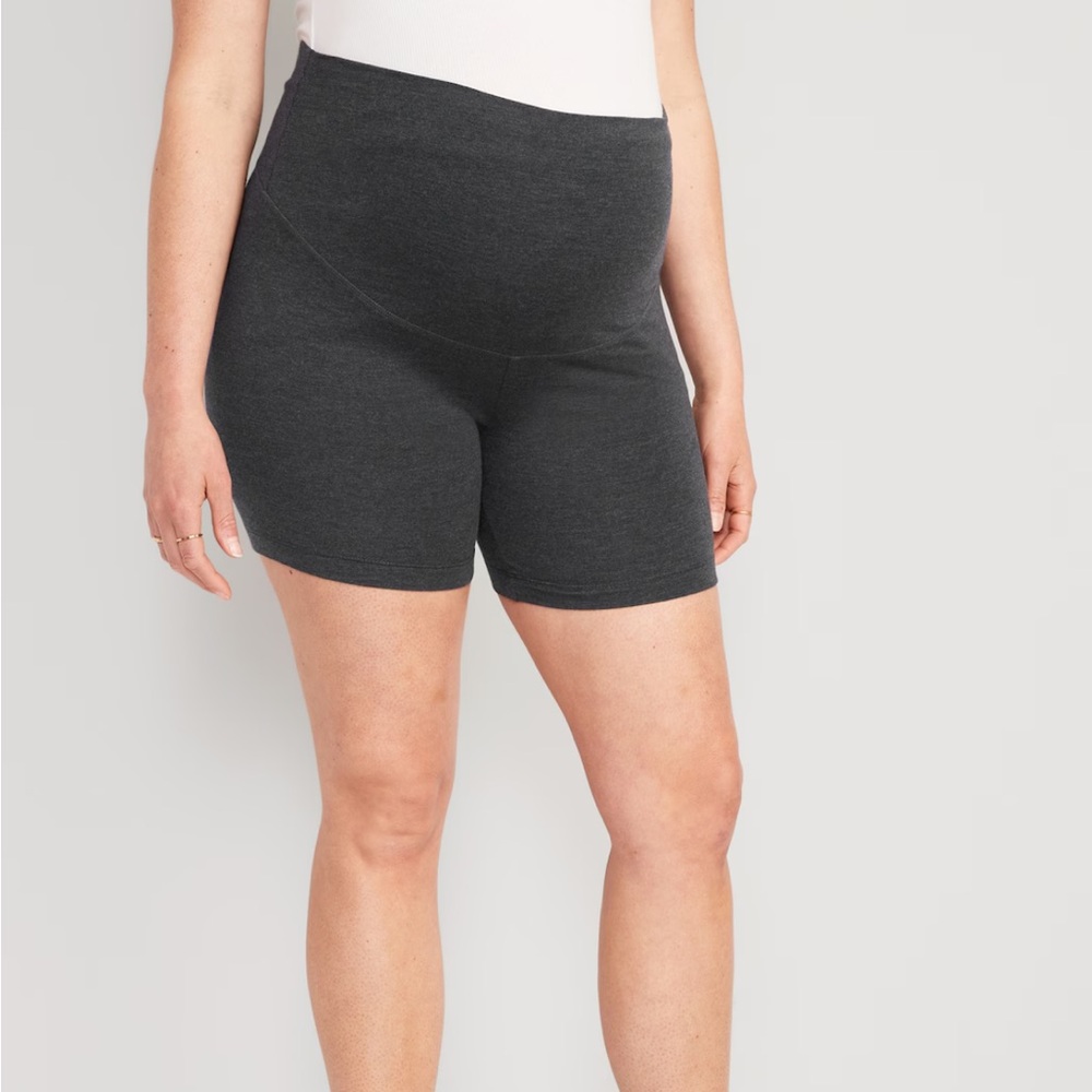 Maternity Full-Panel Biker Shorts